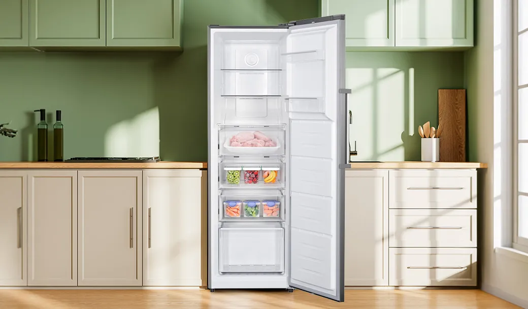 zamrażarka szufladowa wnętrze