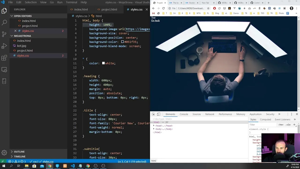 Zdjęcie Pomysły na stronę internetową w HTML, które zaskoczą Twoich odwiedzających