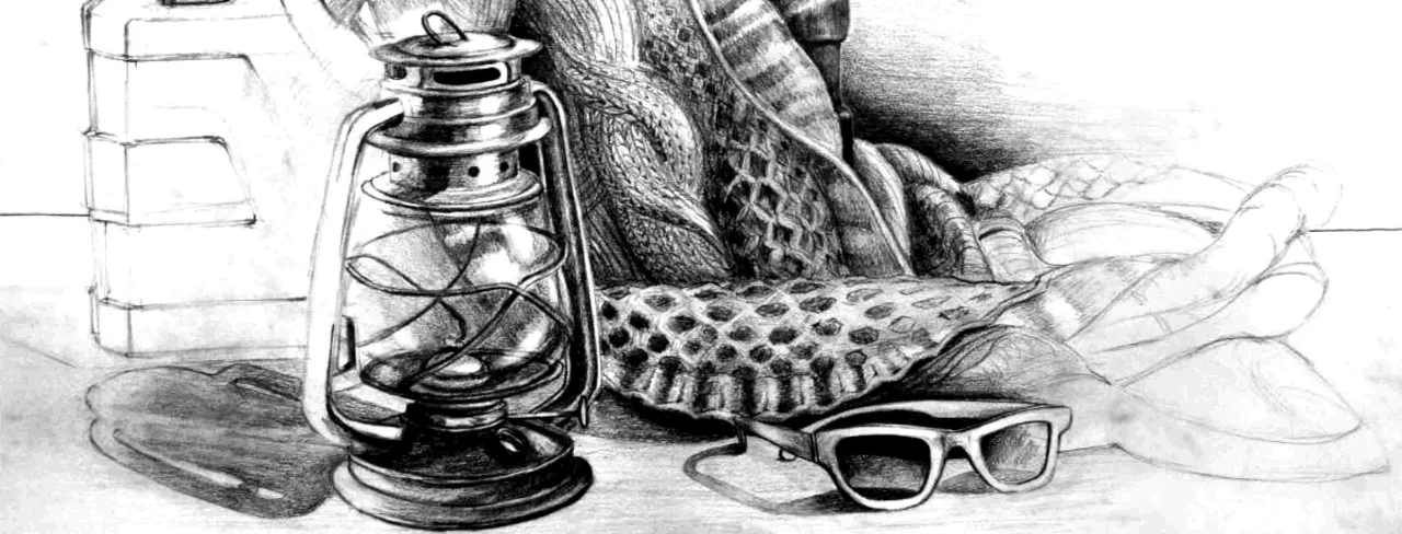 Ćwiczenia światłocienia martwa natura