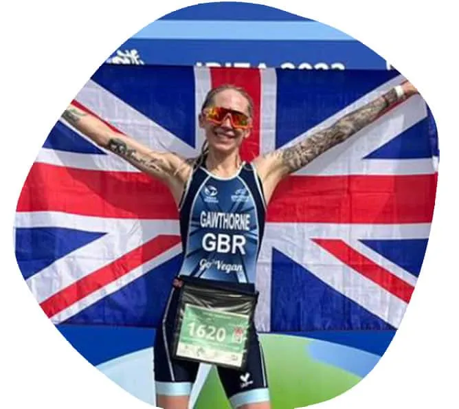 Wegański sportowiec