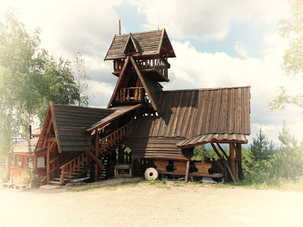 Bac&oacute;wka na Jamnej panorama Tatr