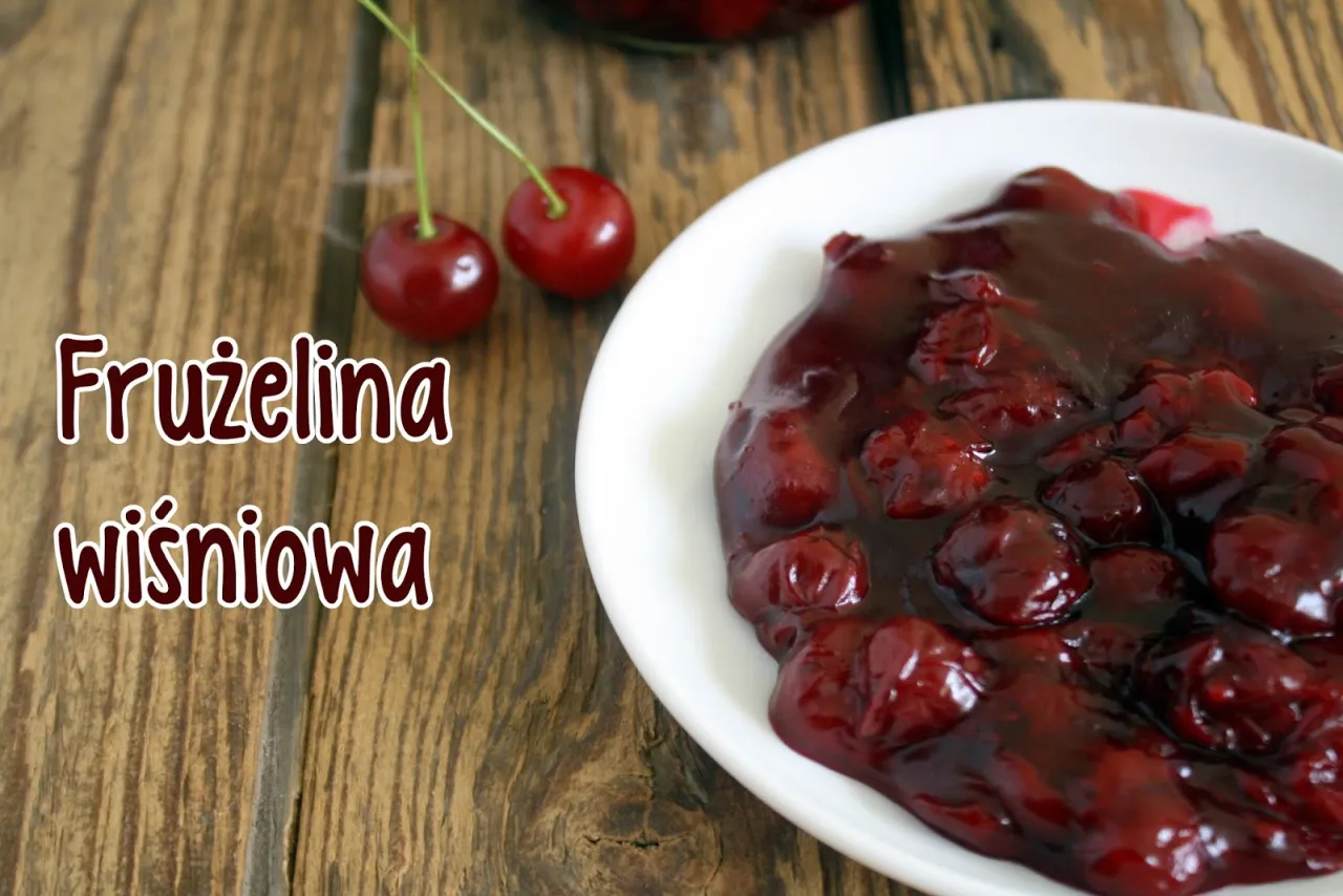 zagęszczanie frużeliny wiśniowej krok po kroku