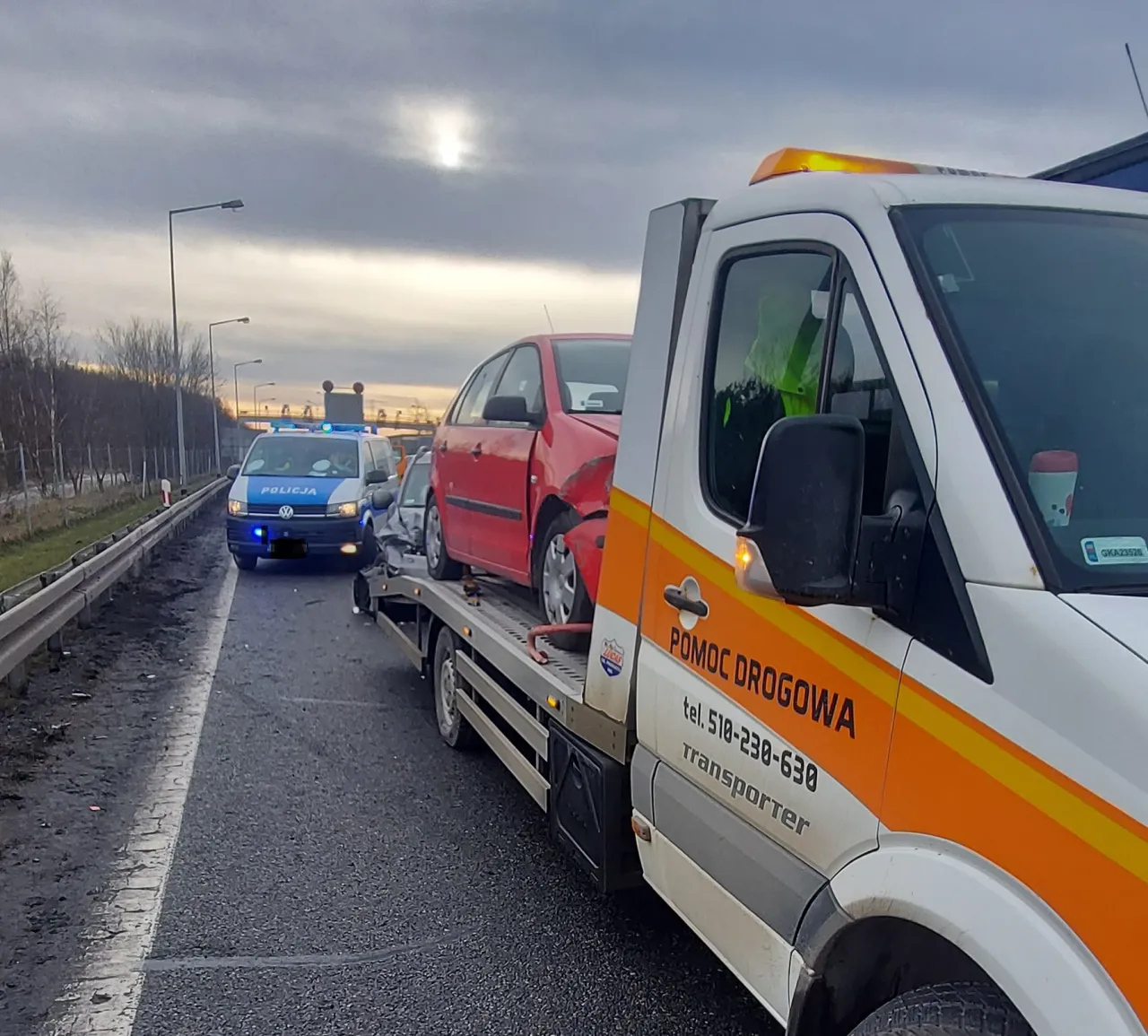 Laweta autostrada pomoc drogowa