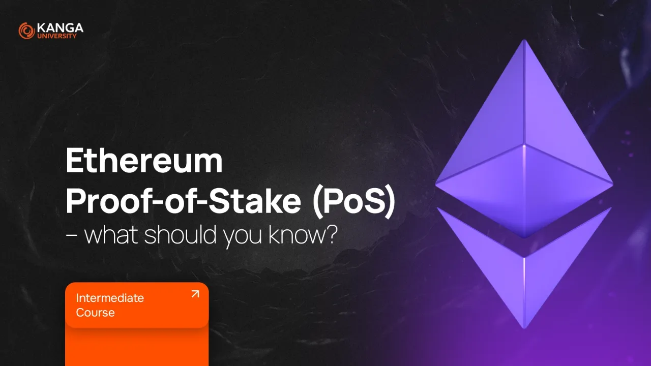 Grafika przedstawia symbol Ethereum Proof-of-Stake. Dowiedz się więcej o tej technologii, kt&oacute;ra może być kluczowa dla przyszłości ethereum pool co.