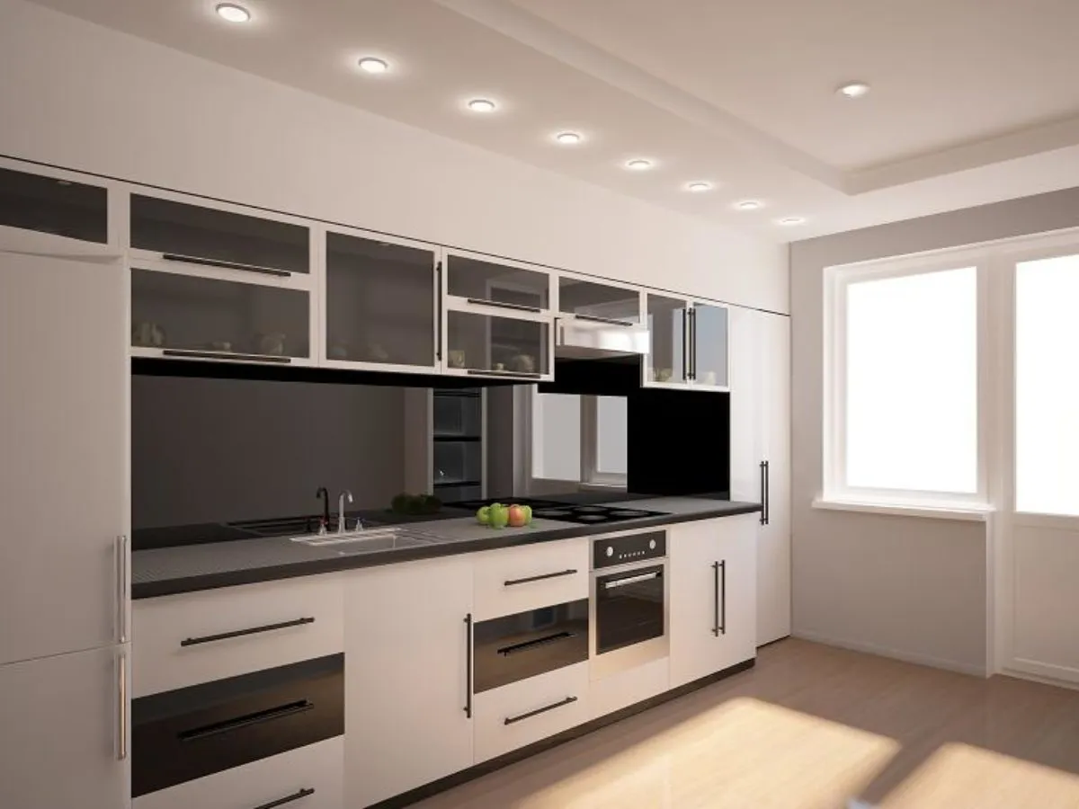 zabudowa nad szafkami kuchennymi różne typy