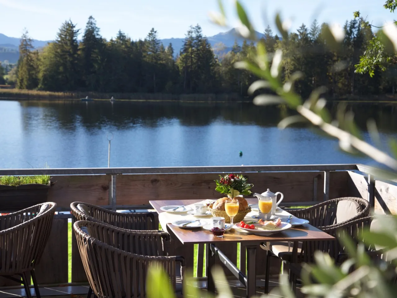 Öschlesee Seebad Restaurant Terrasse