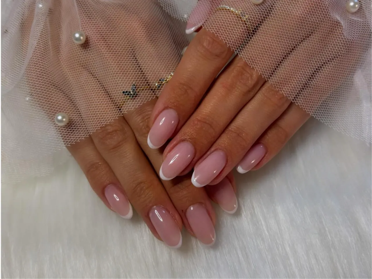 rosa ballerina n&auml;gel verschiedene hautt&ouml;ne