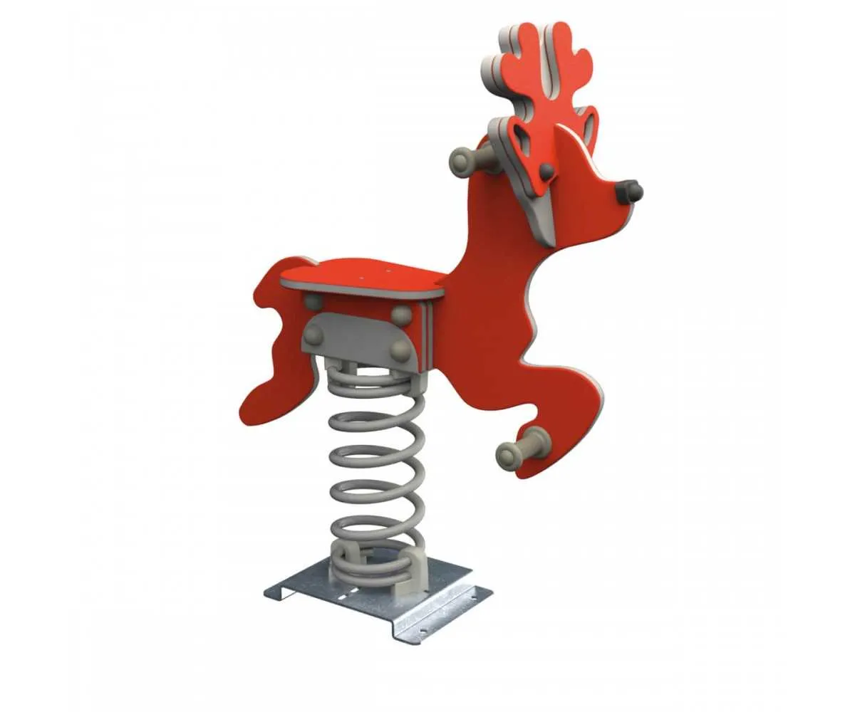 Jak narysować bujak na sprężynie dla dzieci