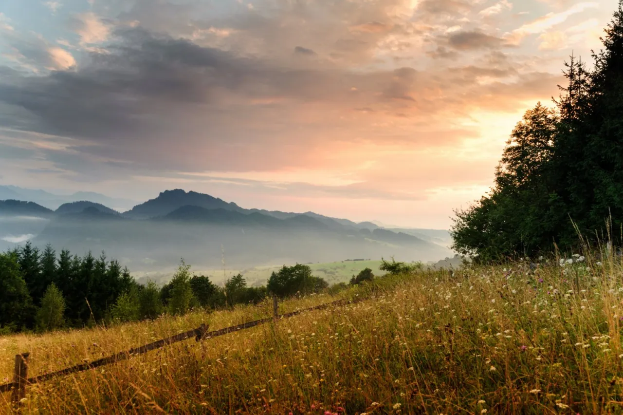 Widoki z Bereśnika Pieniny Tatry