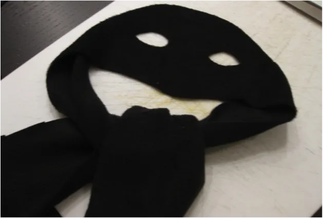 Maska Zorro dla dziecka DIY