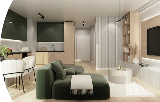 wykończenie mieszkania wizualizacja