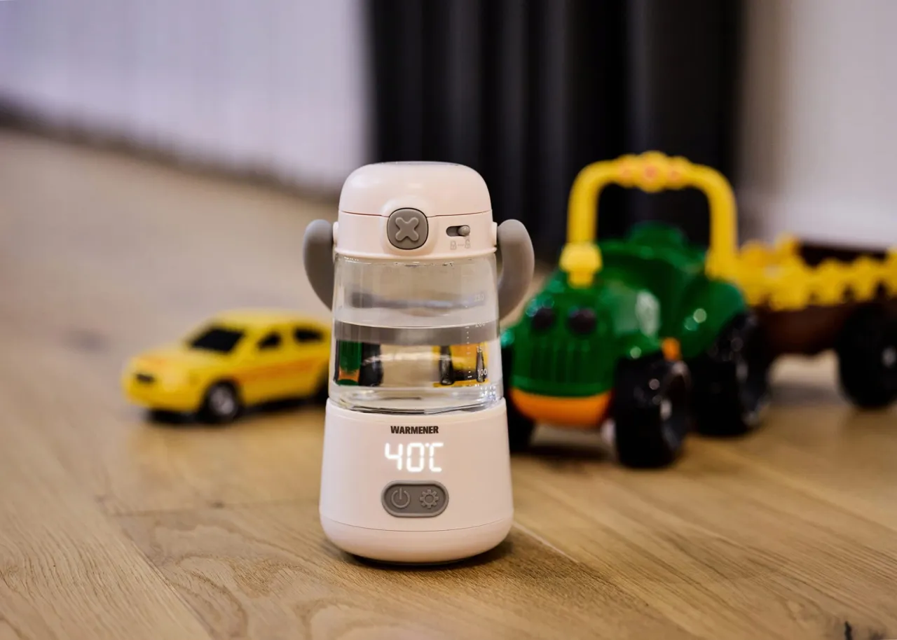 podgrzewacz do butelek z wyświetlaczem