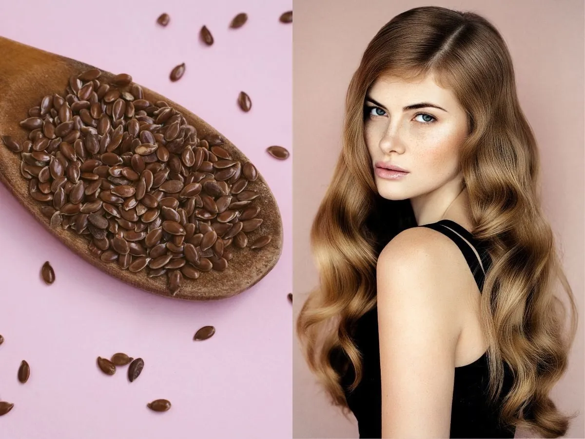 domowe sposoby na proste włosy siemię lniane