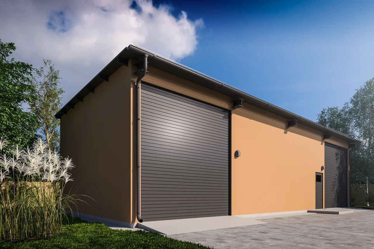 r&oacute;żne technologie budowy budynku gospodarczego