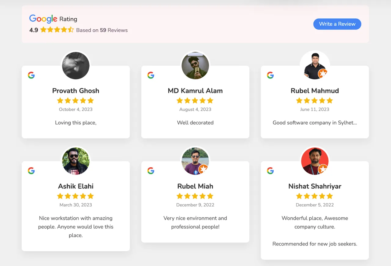 ikony platform do opinii Google Facebook