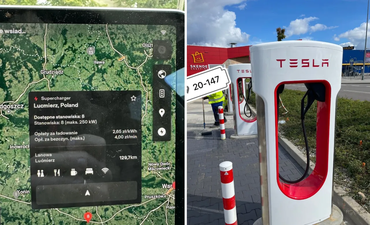 Tesla Supercharger Polska koszty ładowania