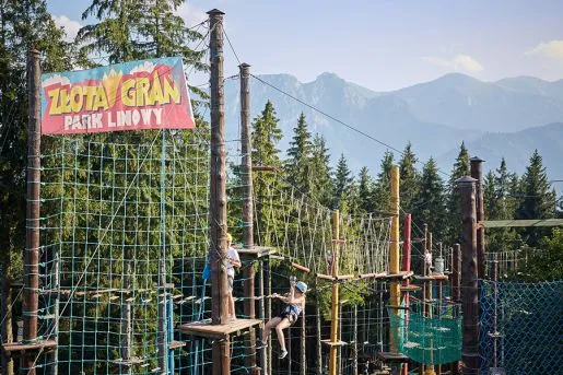 Park linowy Zakopane dzieci, letni tor saneczkowy góry