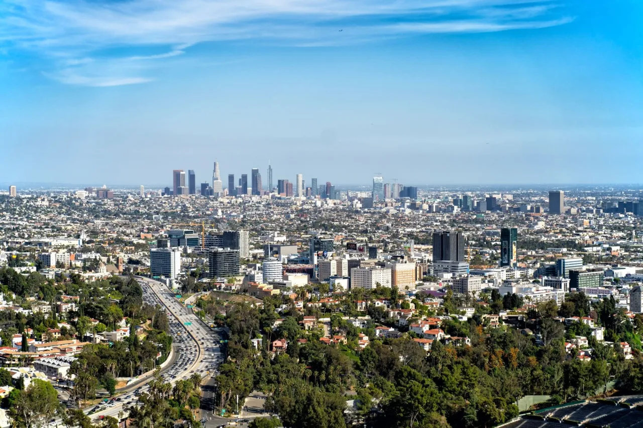 Los Angeles panorama dzień