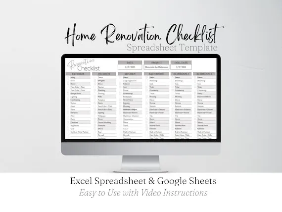 planowanie remontu łazienki lista kontrolna