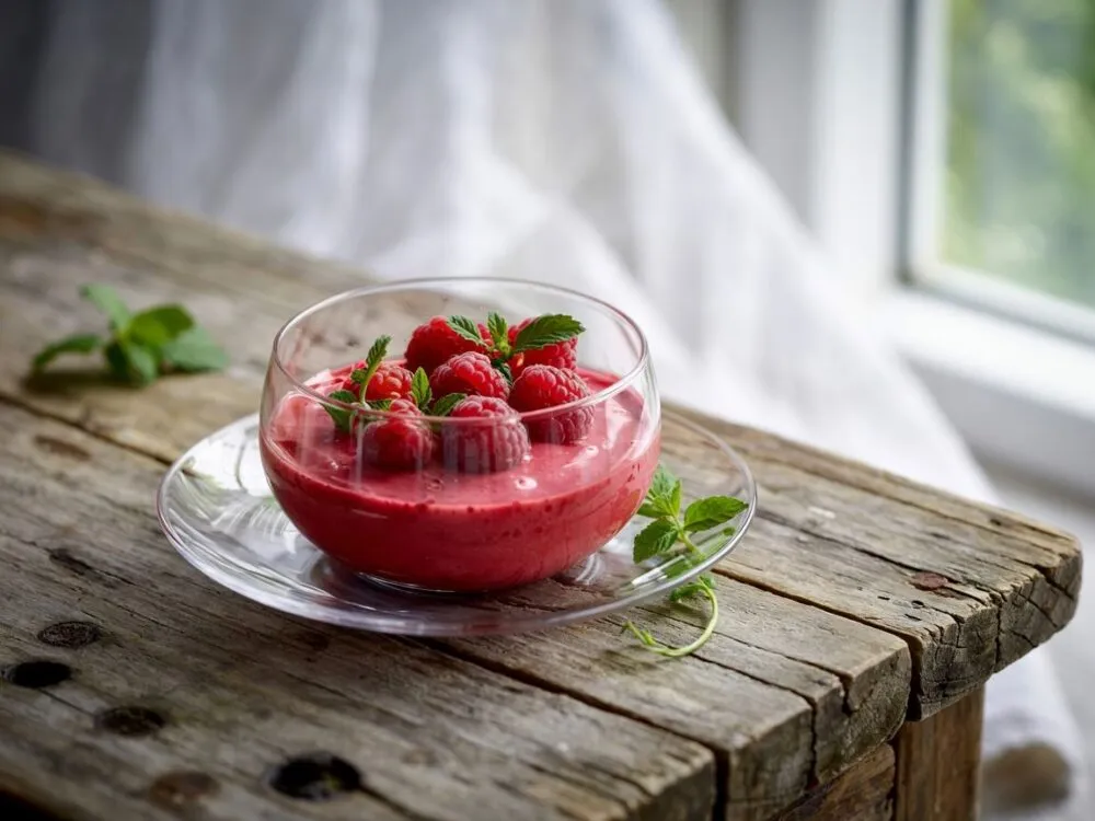 przygotowanie musu malinowego krok po kroku