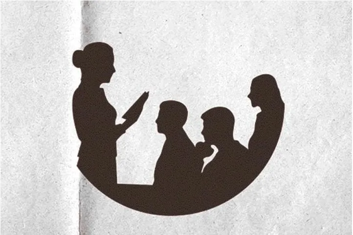 Tajne nauczanie w Polsce pod zaborami rysunek