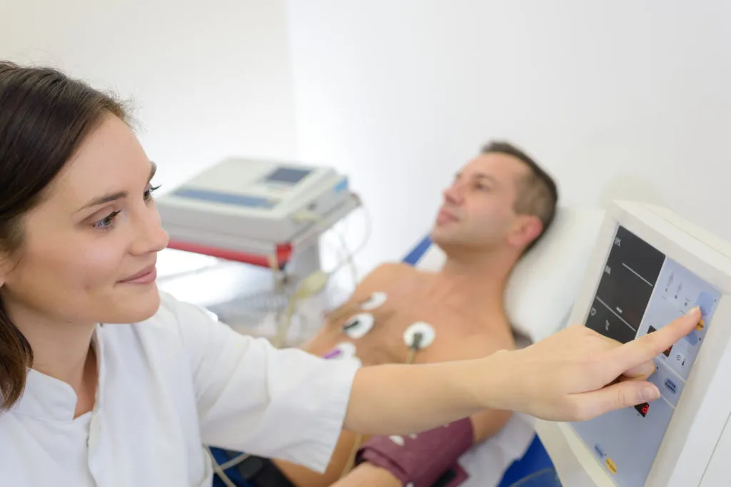 kardiolog badanie serca, echo serca