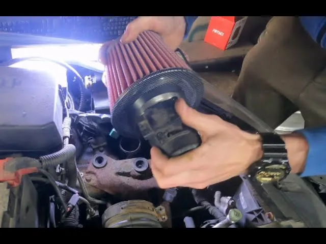 filtr stożkowy w silniku benzynowym schemat