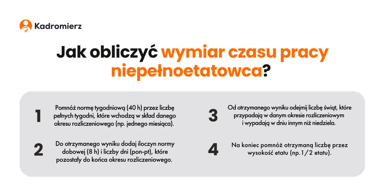 umowa o pracę pół etatu