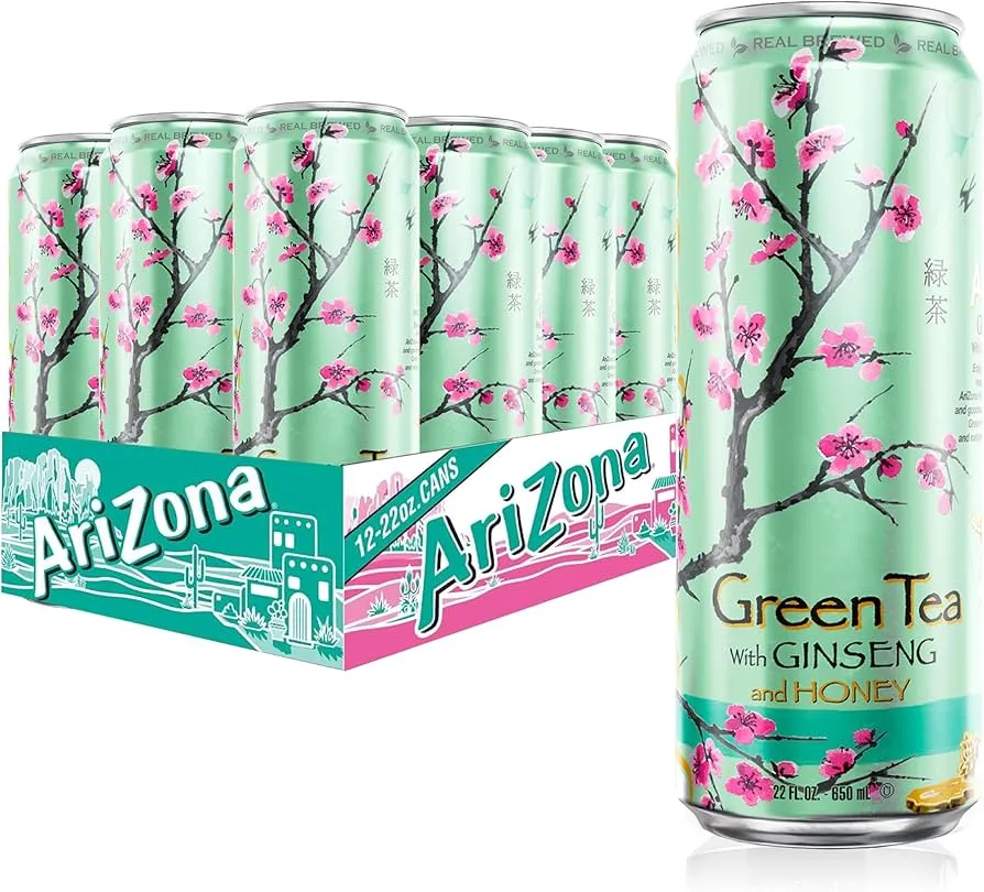 puszka AriZona Green Tea with Ginseng and Honey