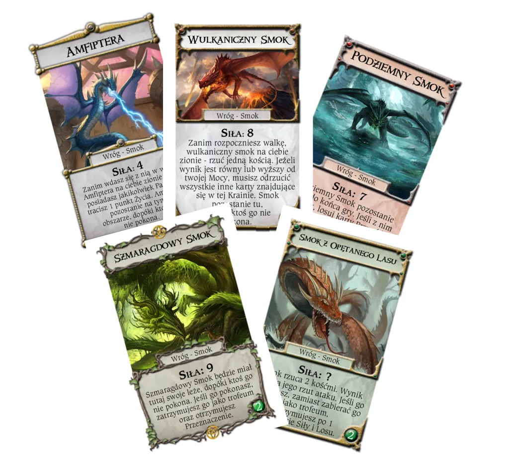 Talisman Magia i Miecz rodzaje kart