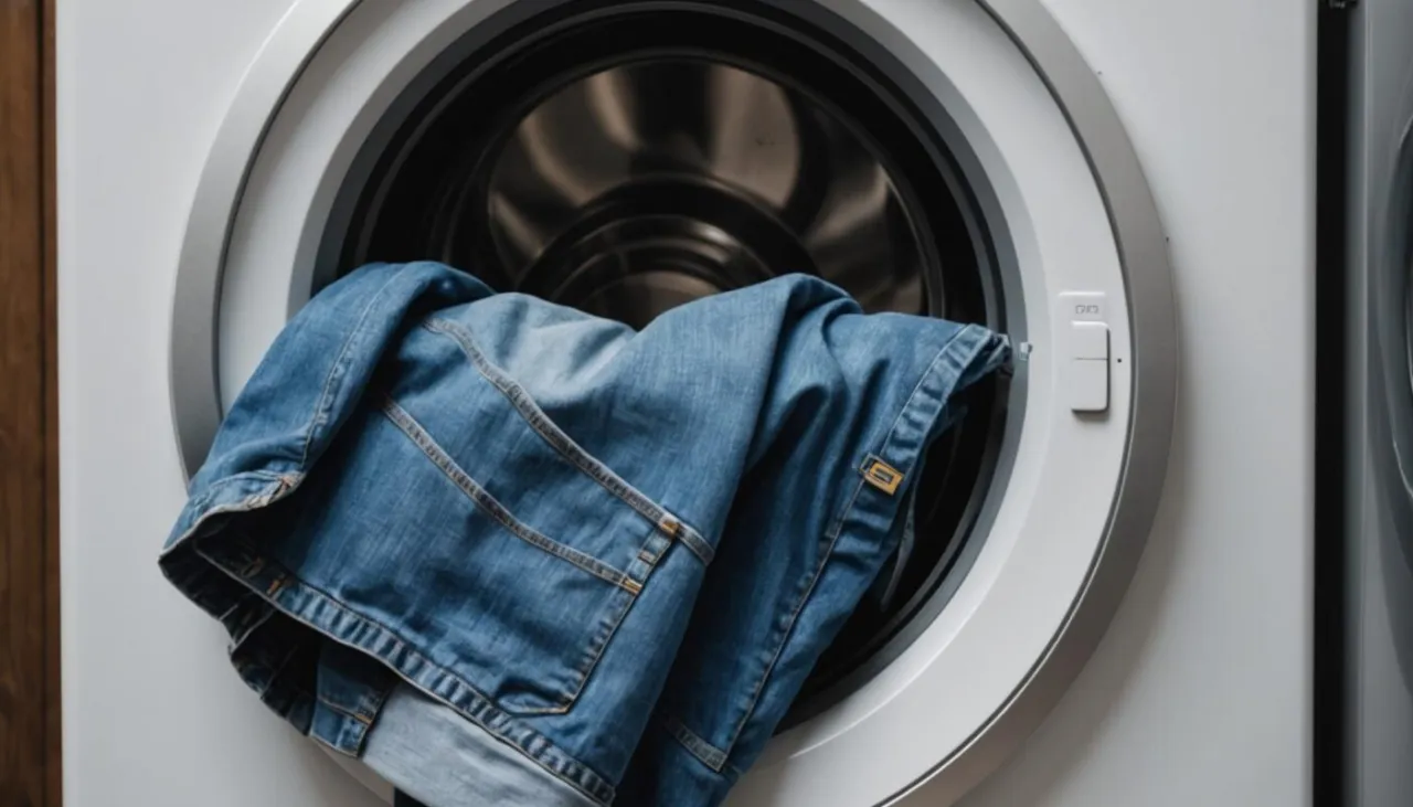 jak suszyć jeansy syntetyki elastan