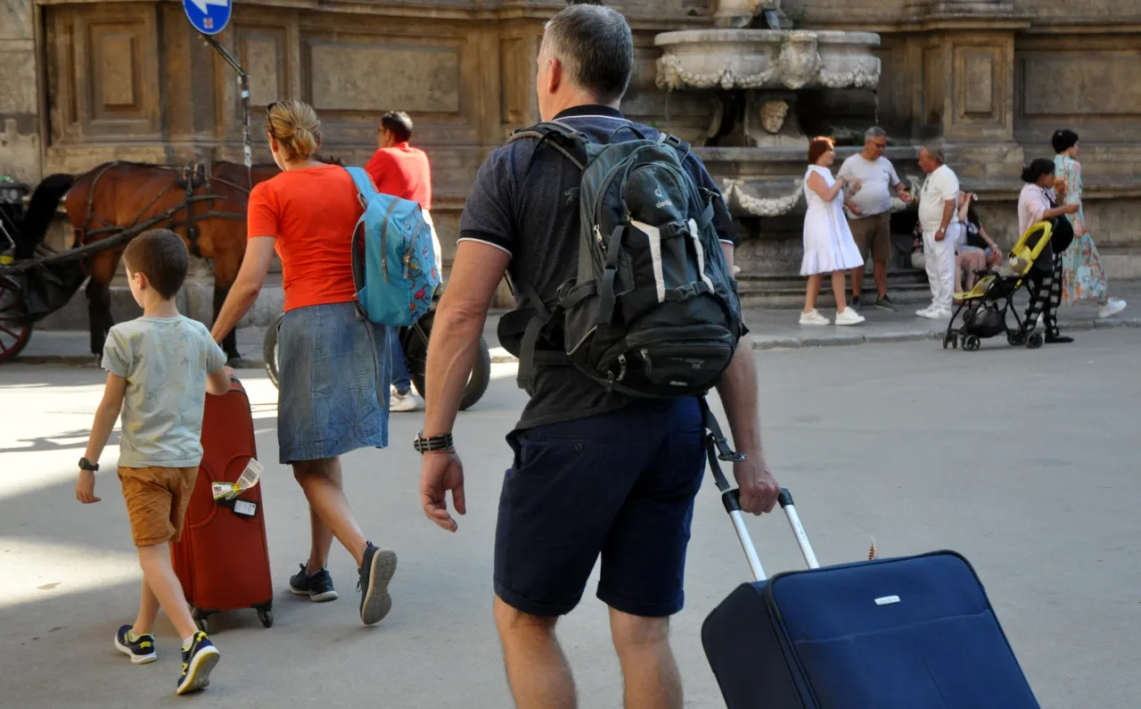 Turisti senza bagagli Palermo centro storico