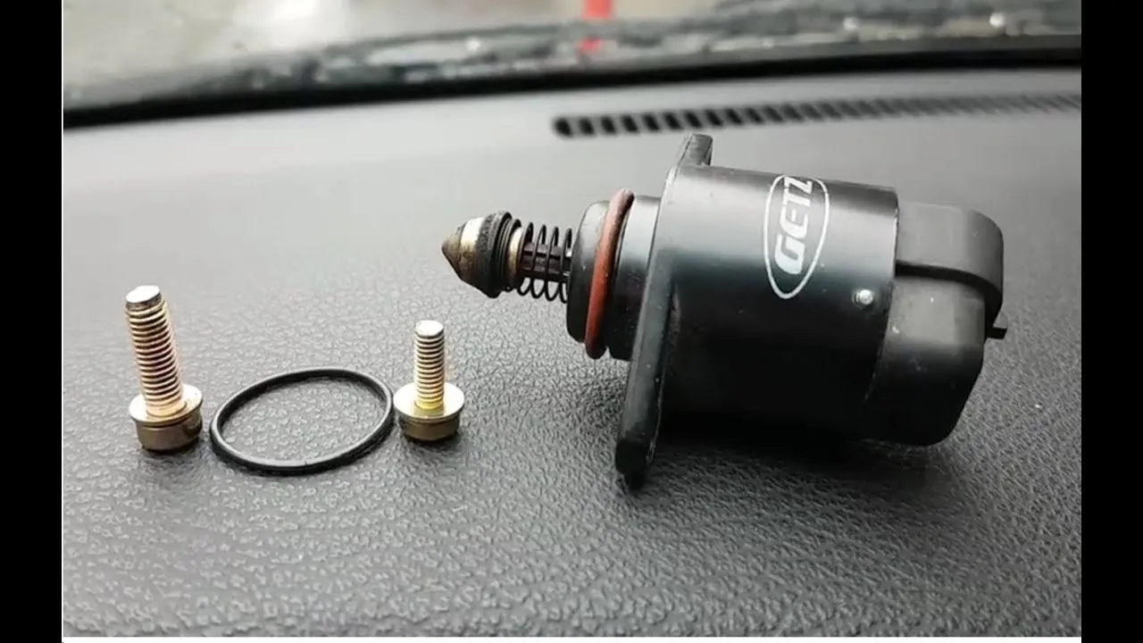 Zabrudzony silnik krokowy