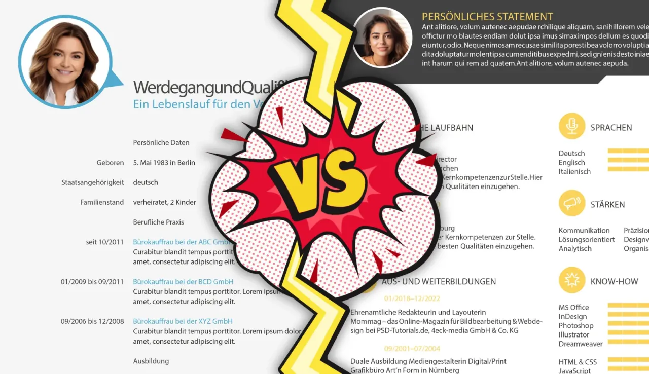 Nowoczesne CV vs stare CV