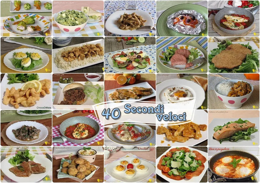 secondi piatti veloci meno 30 minuti