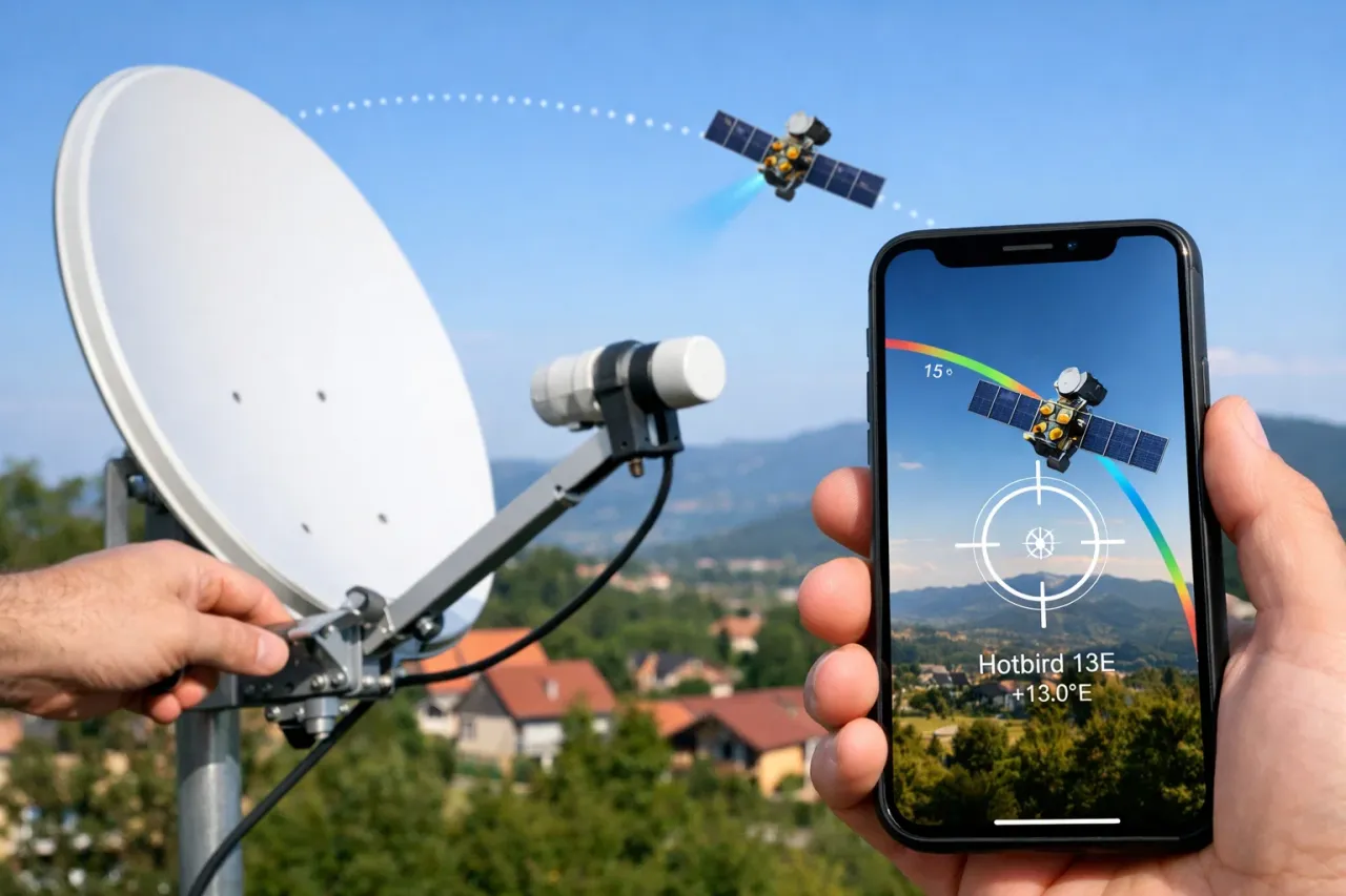 Satelita Hot Bird 13E na orbicie