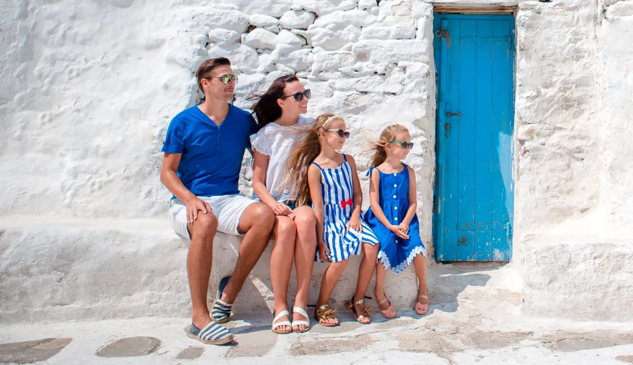 lekkie ubrania na wakacje Grecja len bawełna