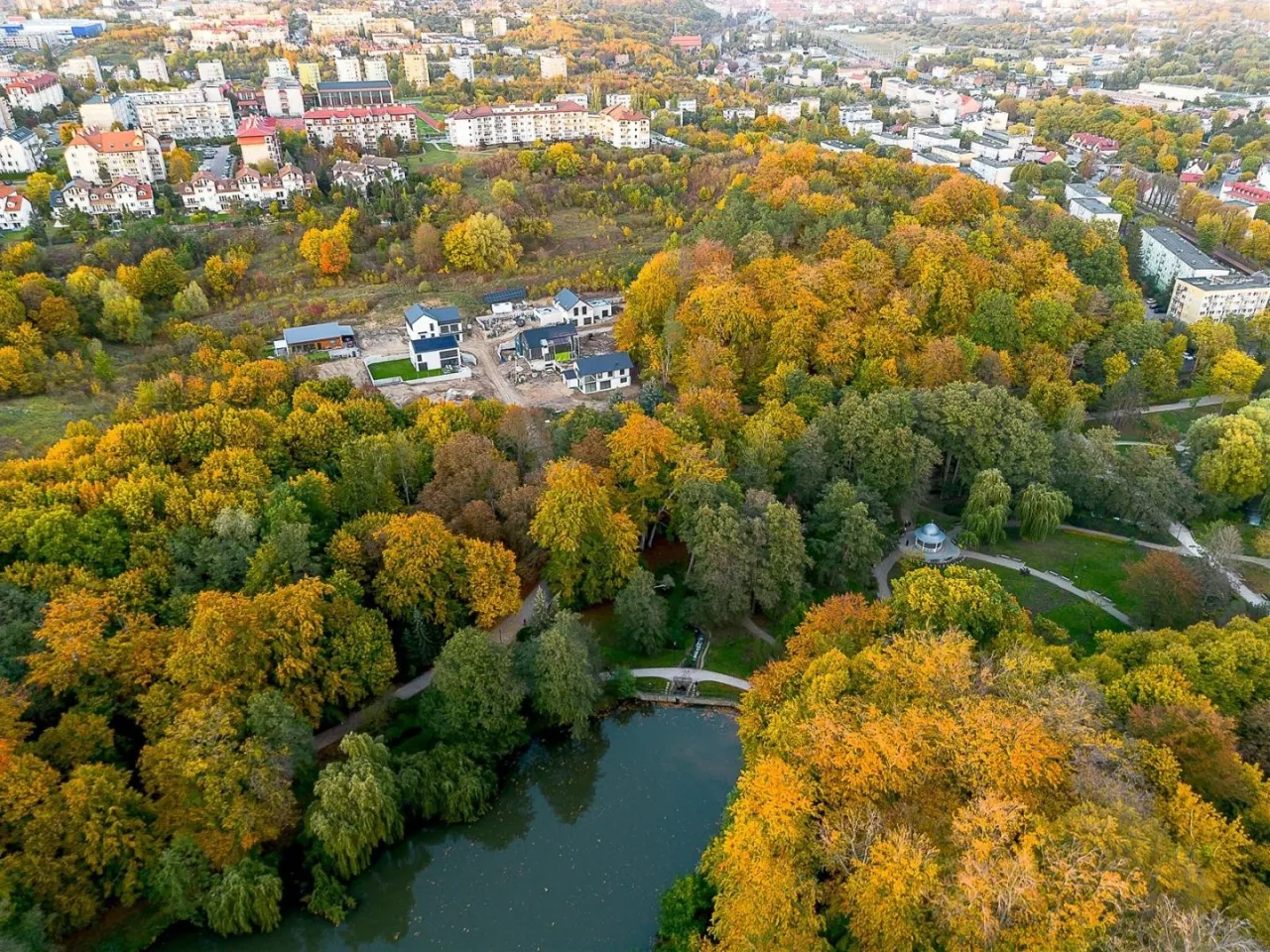 Park Oruński Gdańsk widok og&oacute;lny