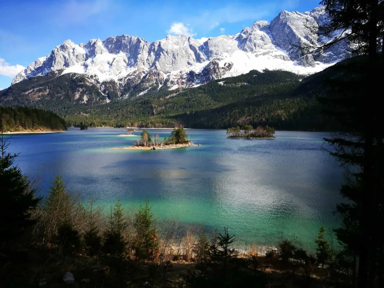 Eibsee Karibik Feeling Zugspitze