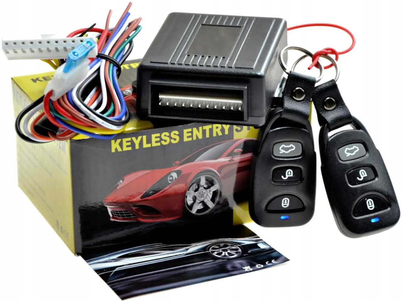 Uniwersalny centralny zamek zestaw