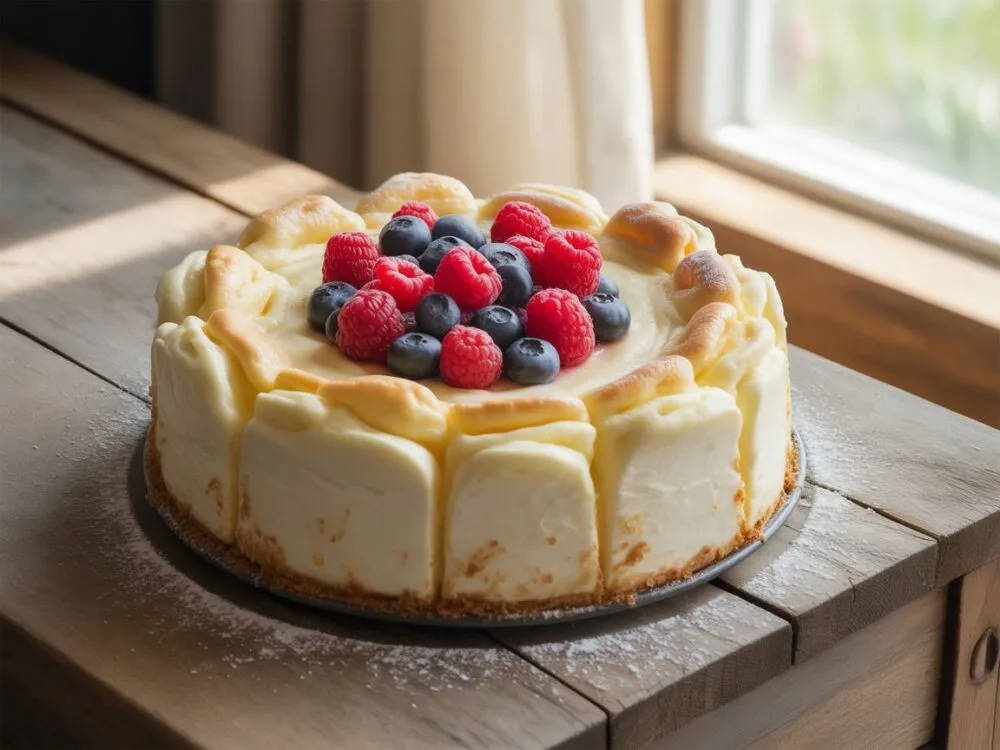 sernik drżący środek