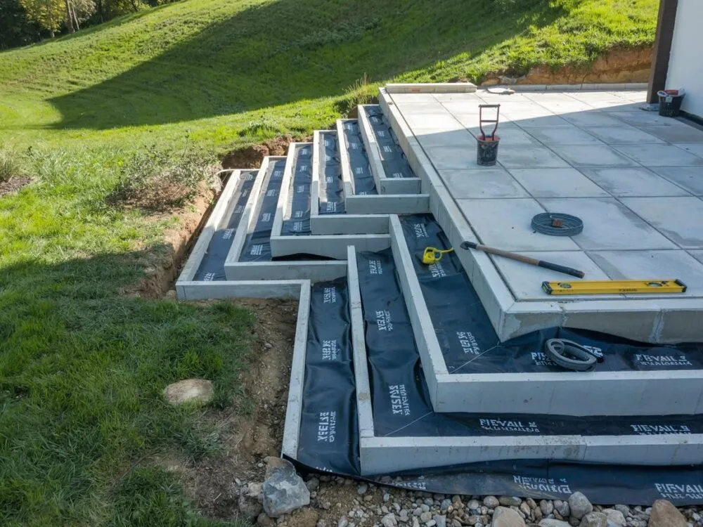 Narzędzia do pomiaru spadku tarasu