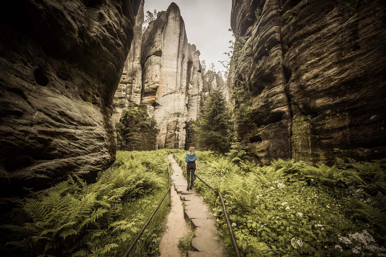 Skały Teplickie widoki