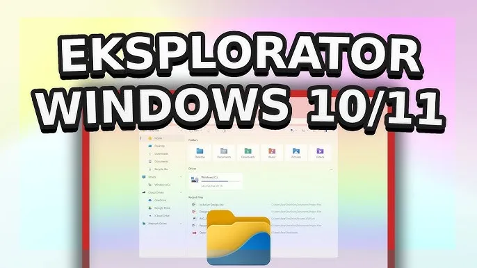 Eksplorator plików Windows z widocznym pendrive'em i folderem docelowym
