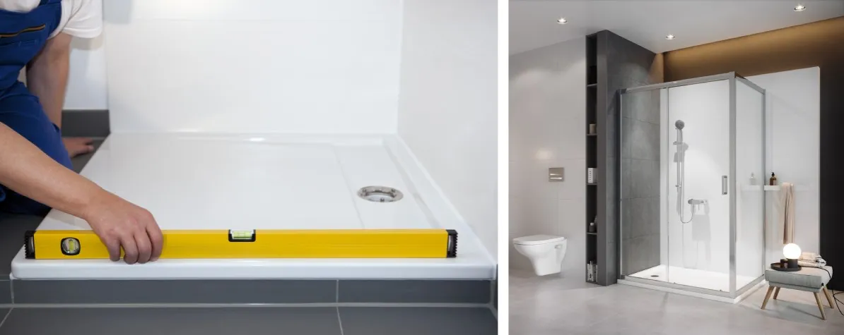 Montaż kabiny prysznicowej z brodzikiem