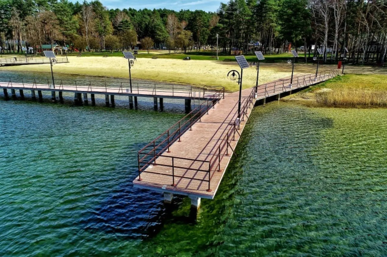 jezioro głębokie międzyrzecz czysta woda