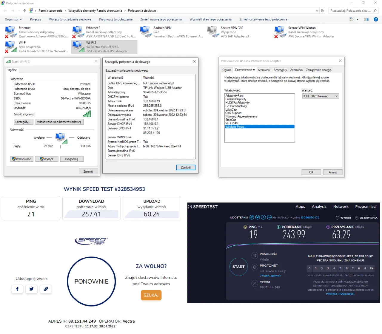 różnica prędkość internetu kabel wifi