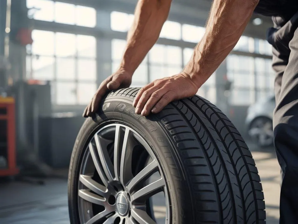 opona na feldze naciąg balon optymalne dopasowanie