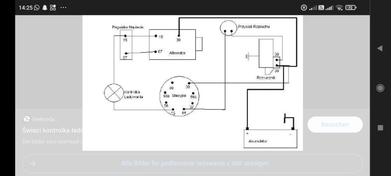 Kontrolka ładowania Ursus C-360