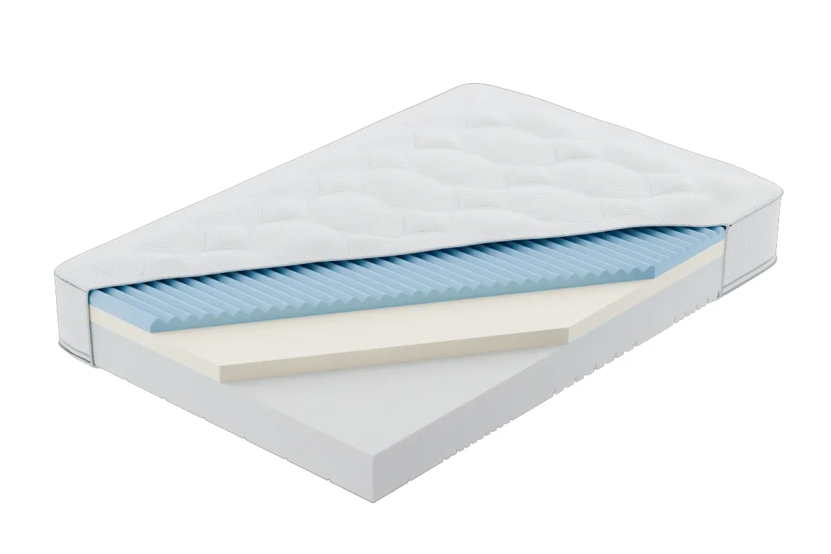 osoba 120 kg śpiąca na zbyt miękkim materacu